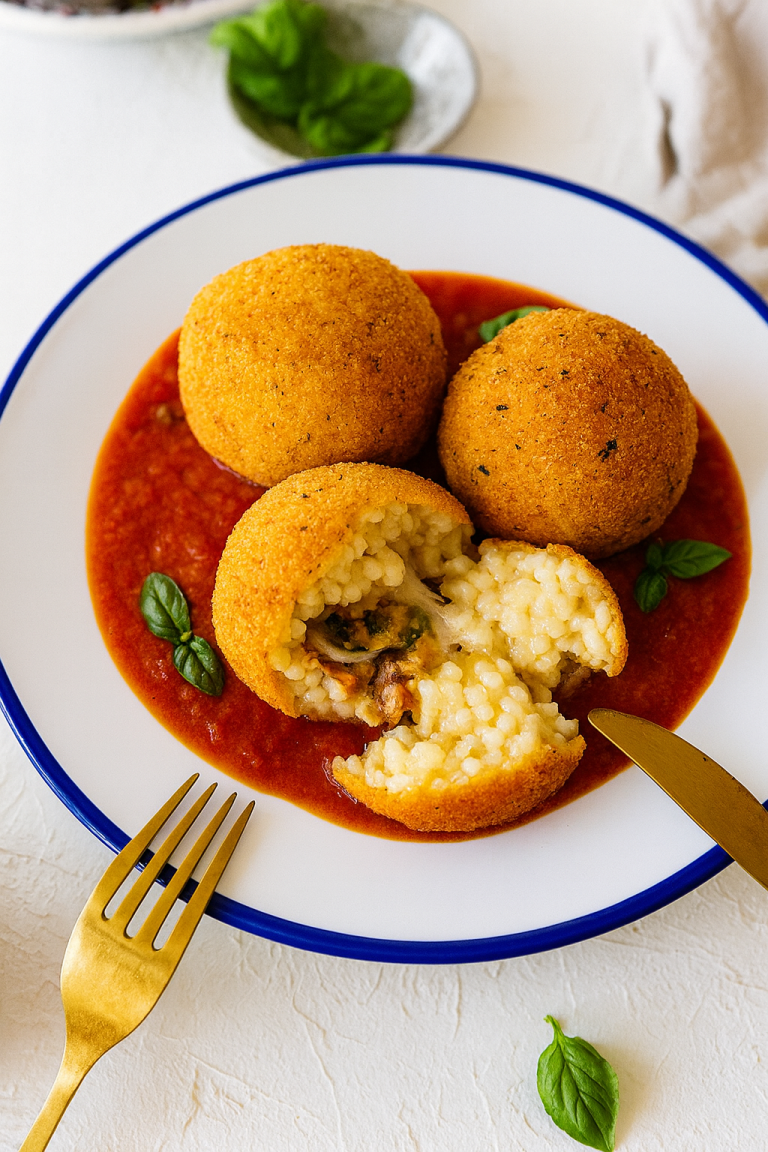 Arancini · Baked Italian Rice Balls